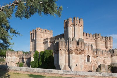 Coca, Segovia Province, Spain. Coca Castle. Important Example of Mudéjar Military Architecture by Unbekannt Unbekannt
